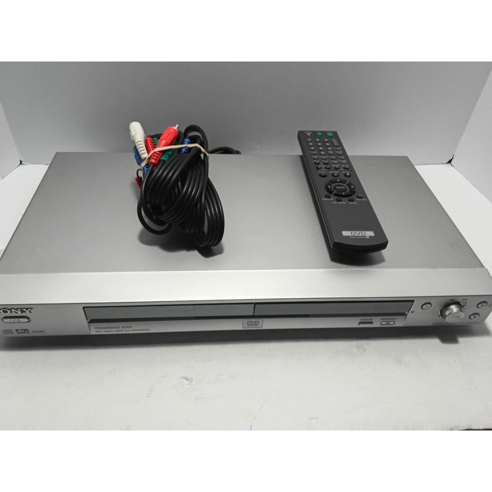 Sony DVP-NS425P CD/DVD Player Progressive Scan With Remote Tested